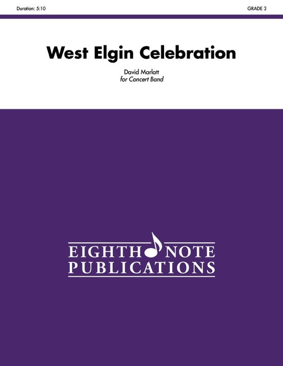 West Elgin Celebration Concert Band Sheet Music Grade 3