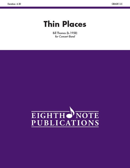 Thin Places Concert Band Sheet Music Grade 3.5