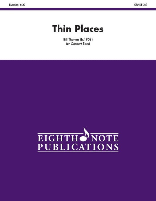 Thin Places Concert Band Sheet Music Grade 3.5