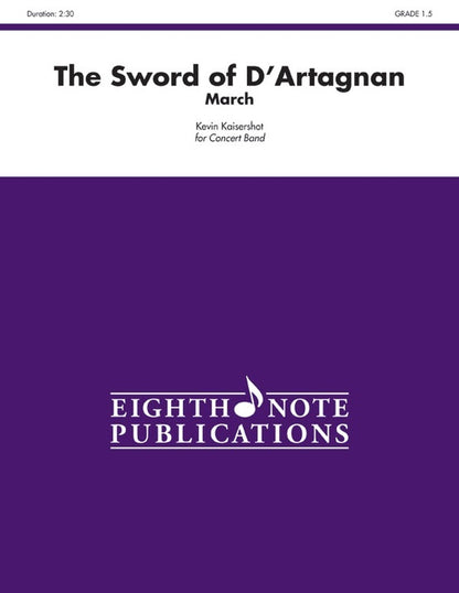 Sword of D'Artagnan - March CB Grade 1.5 Concert Band Sheet Music