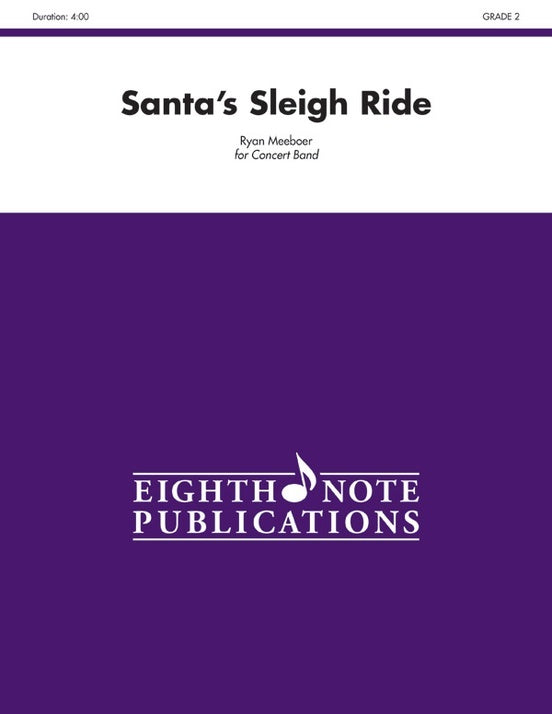 Santas Sleigh Ride Concert Band Grade 2 Sheet Music