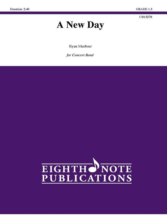 A New Day Concert Band Sheet Music Grade 1.5