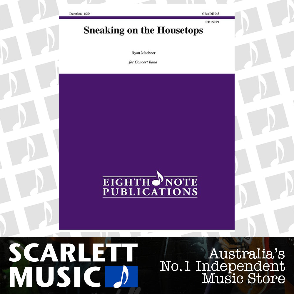 Sneaking on the Housetops Concert Band Sheet Music Grade 0.5 — view 2