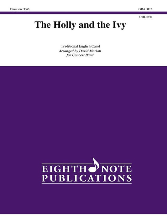 The Holly and the Ivy Concert Band Sheet Music Grade 2