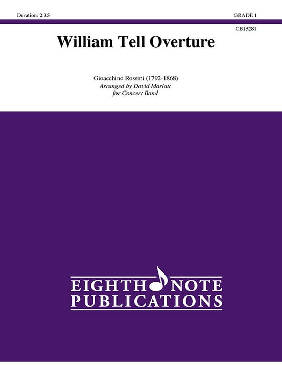 William Tell Overture Concert Band Sheet Music Grade 0.5