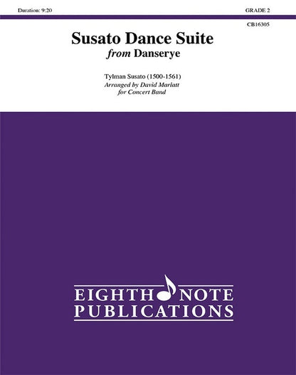 Susato Dance Suite Concert Band Sheet Music Grade 2