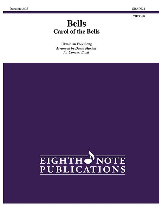 Bells - Carol Of The Bells Concert Band Gr 2