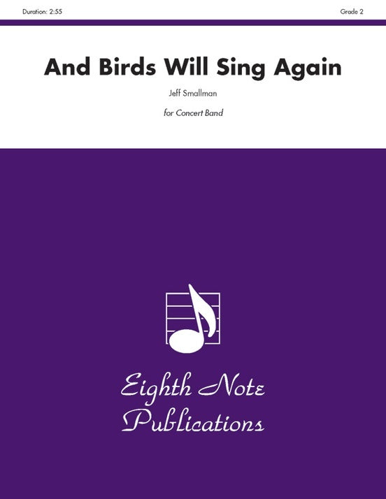 And Birds Will Sing Again Concert Band Sheet Music Grade 2