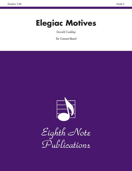 Elegiac Motives Concert Band Gr 3