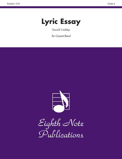 Lyric Essay Concert Band Gr 4