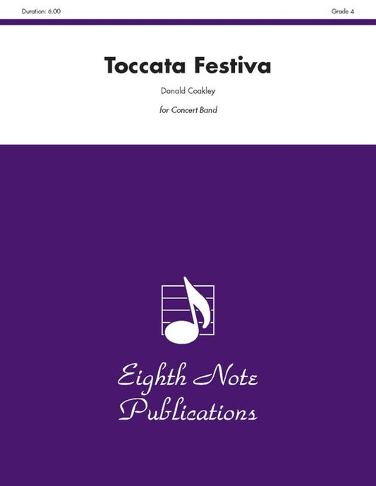 Toccata Festiva Concert Band Sheet Music Grade 4
