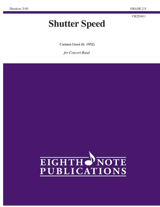 Shutter Speed Concert Band Gr 2.5