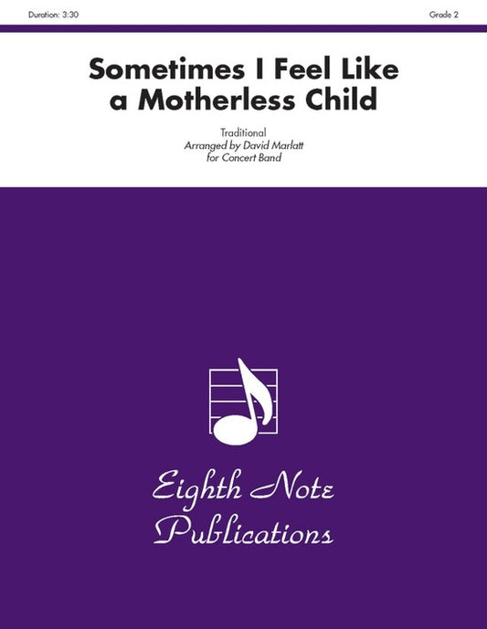 Sometimes I Feel Like a Motherless Child Concert Band Sheet Music Grade 2