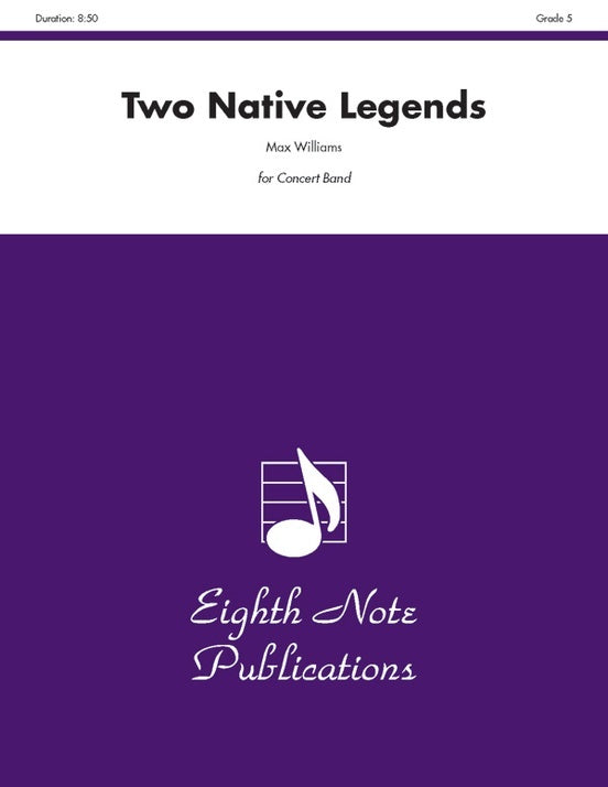 Two Native Legends Concert Band Sheet Music Grade 5