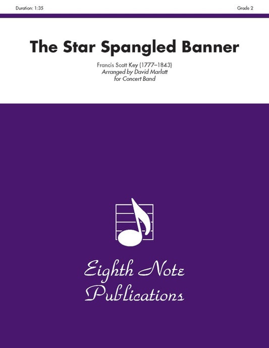 Star Spangled Banner Concert Band Sheet Music Grade 2