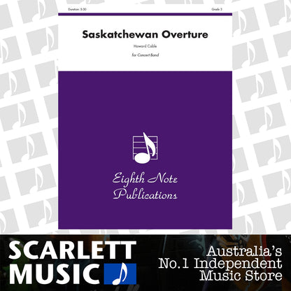 Saskatchewan Overture Concert Band Sheet Music Grade 3 — view 2