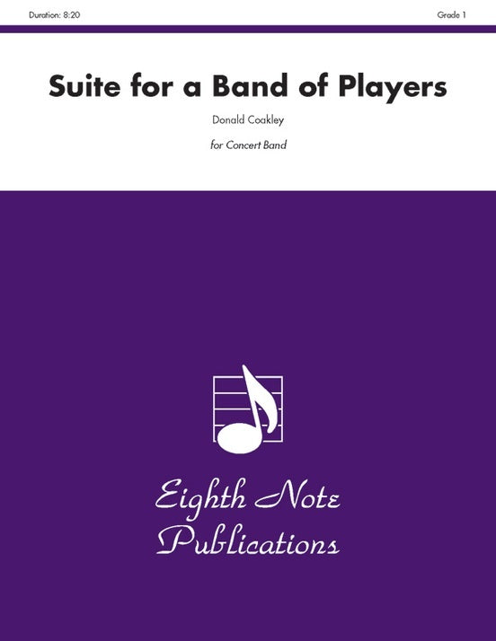 Suite for a Band of Players Concert Band Sheet Music Grade 1.5