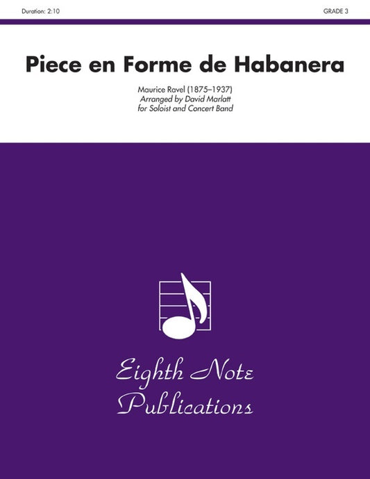 Piece En Forme De Habanera Concert Band Gr 3