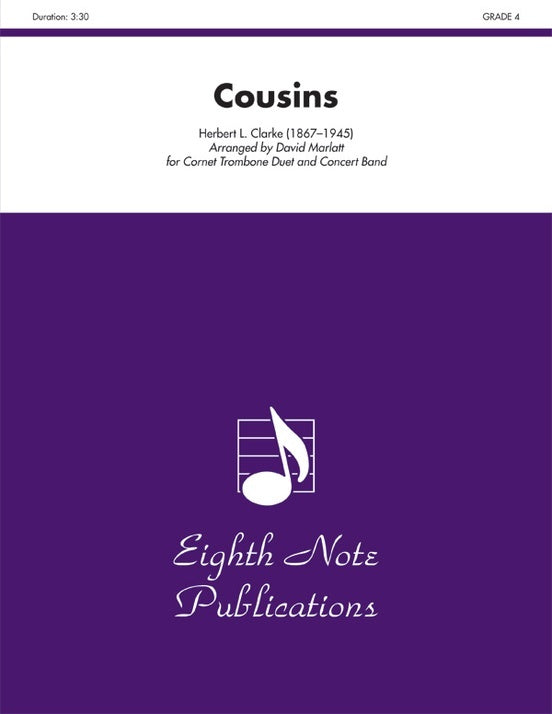 Cousins Cornet Trombone Duet And Concert Band Gr 4