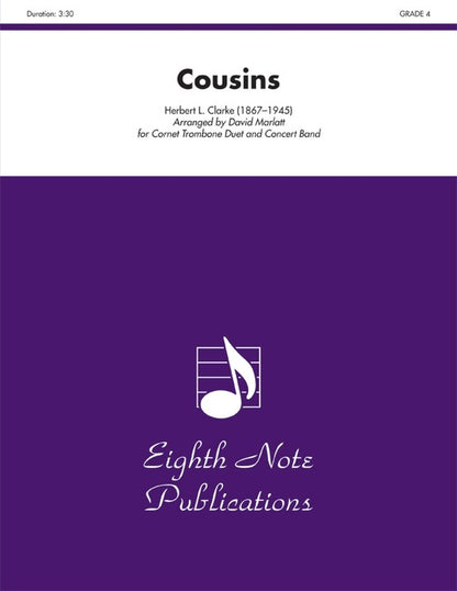 Cousins Cornet Trombone Duet And Concert Band Gr 4