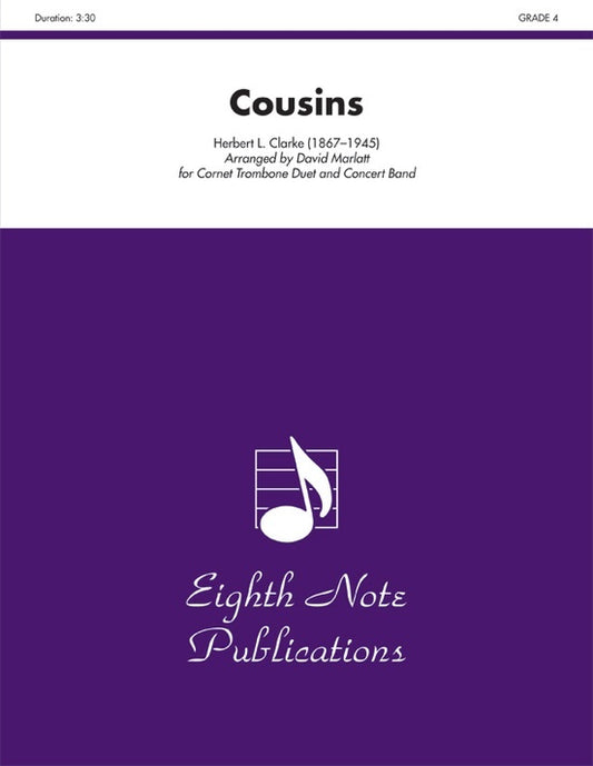 Cousins Cornet Trombone Duet And Concert Band Gr 4