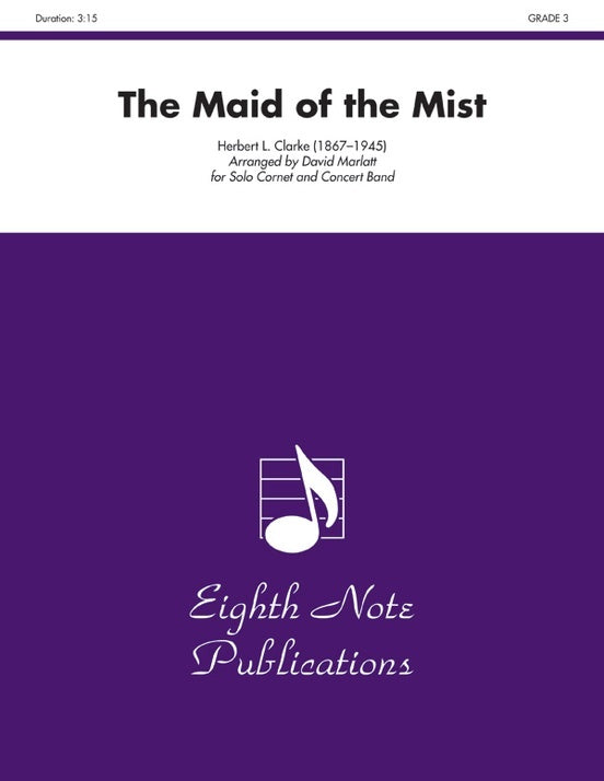 Maid Of The Mist The Solo Cornet And Concert Band Gr 3