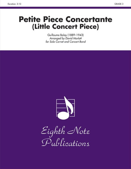 Petite Piece Concertante Solo Cornet And Concert Band Gr 3
