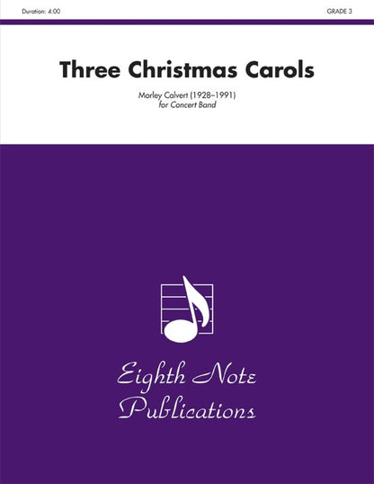 Three Christmas Carols Concert Band Grade 3 Sheet Music