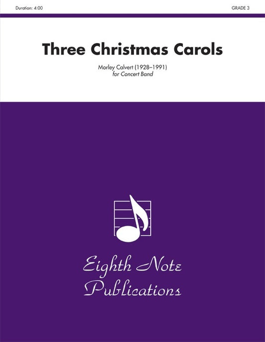 Three Christmas Carols Concert Band Grade 3 Sheet Music