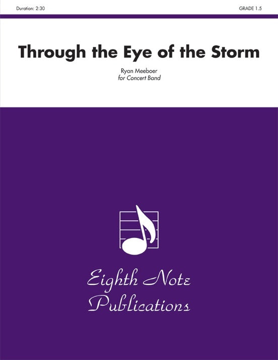 Through the Eye of the Storm Concert Band Sheet Music Grade 1.5