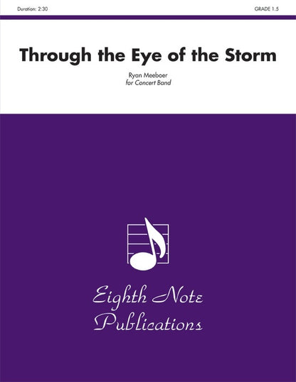 Through the Eye of the Storm Concert Band Sheet Music Grade 1.5