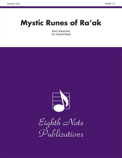Mystic Runes Of Raak Concert Band Gr 1.5