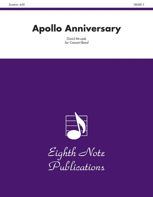 Apollo Anniversary Concert Band Sheet Music Grade 3