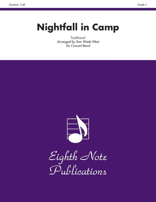 Nightfall In Camp Concert Band Gr 1.5