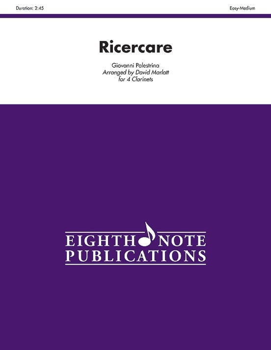 Ricercare 4 Clarinets