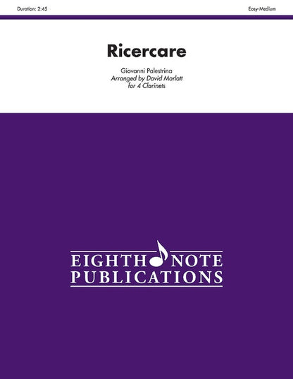 Ricercare 4 Clarinets