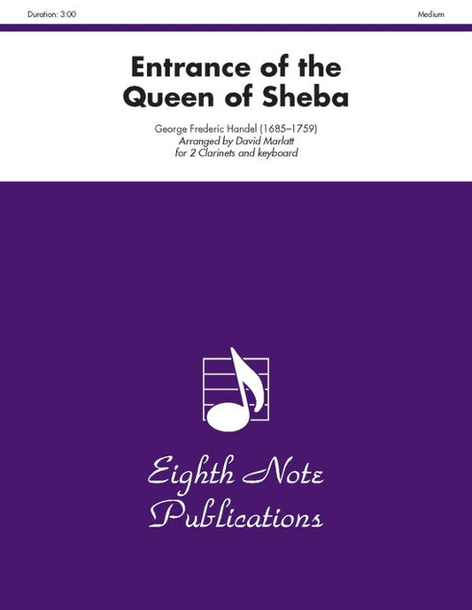 Entrance Of The Queen Of Sheba 2 Clarinets/Piano