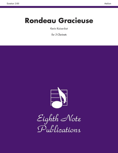 Rondeau Gracieuse 3 Clarinets