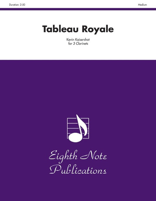 Tableau Royale Clarinet Sheet Music for 3 Clarinets