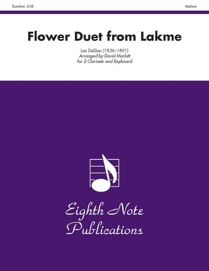 Flower Duet From Lakme 2 Clarinets/Piano