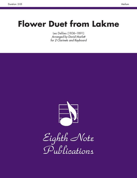 Flower Duet From Lakme 2 Clarinets/Piano