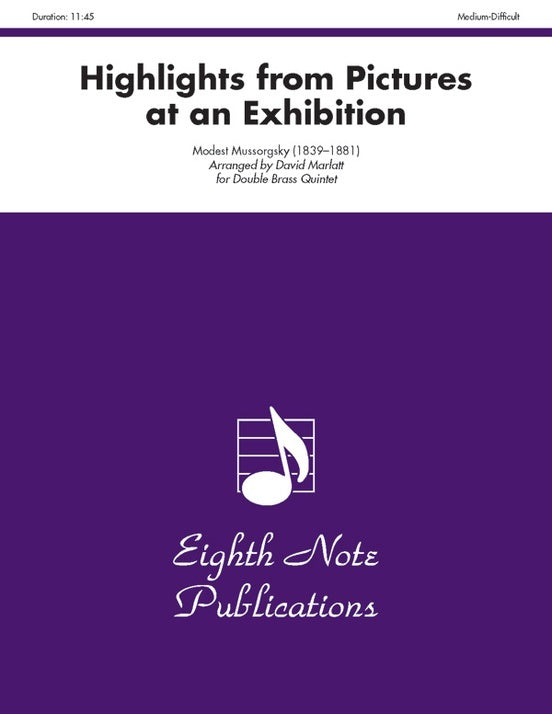 Highlights Pictures At Exhibition Double Brass Qnt
