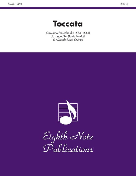 Toccata Double Brass Quintet Sheet Music for Flexi and Small Ensemble