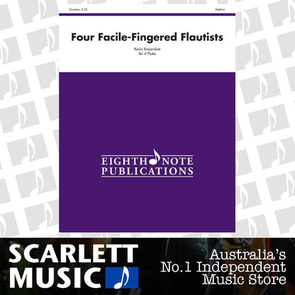 Four Facile-Fingered Flautists 4 Flutes — view 2