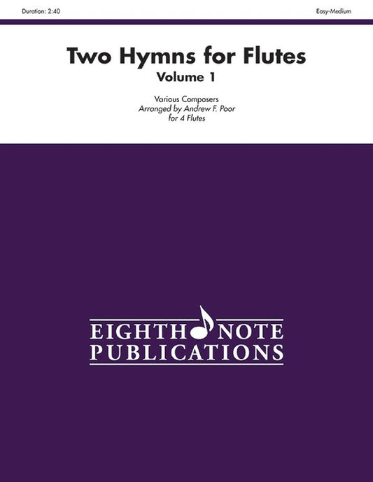 Two Hymns for Flutes - Volume 1 Sheet Music for 4 Flutes