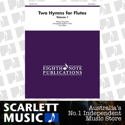 Two Hymns for Flutes - Volume 1 Sheet Music for 4 Flutes — view 2