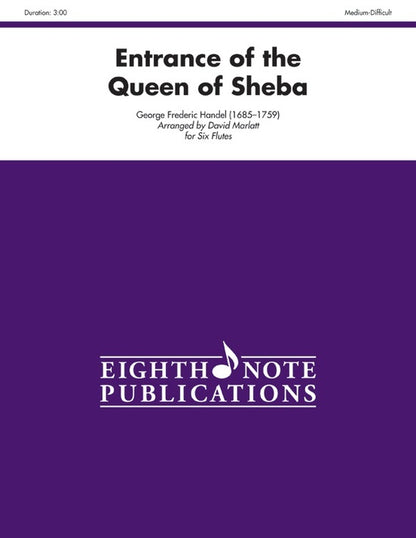 Entrance Of The Queen Of Sheba 6 Flutes