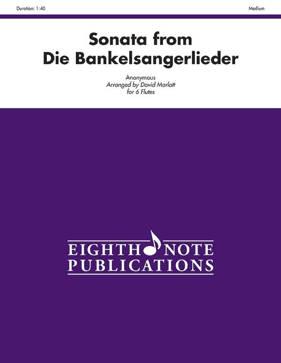 Sonata from Die Bankelsangerlieder for 6 Flutes Sheet Music