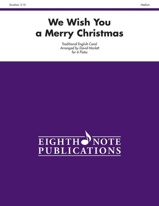We Wish You a Merry Christmas for 6 Flutes Sheet Music