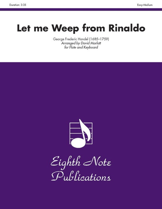 Let Me Weep From Rinaldo Flute/Piano
